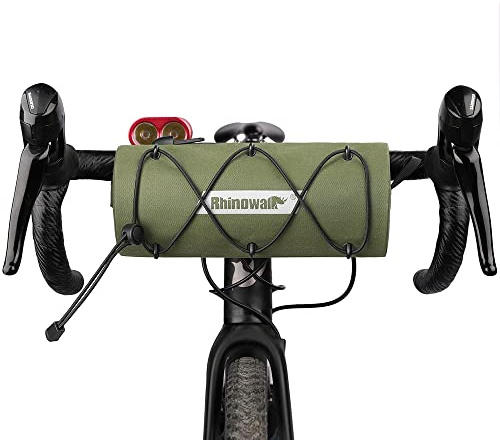 Rhinowalk - Sac de guidon de vélo imperméable pour cadre de vélo de montagne et de route - Sacoche de vélo professionnelle pour accessoires de cyclisme - Vert