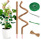 RYHX 2 Pack 60cm Moosstab,Monstera Rankhilfe,Biegsame Moosstab für Monstera mit Zubehör,Pflanzenstab Kokosstab für Rankhilfe Zimmerpflanzen Pflanzenstütze