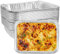 SHUESS 30 Stück Grill Aluschalen Groß 5000ML, 37 x 26 x 7 cm Grillschalen Aluminium, Einweg Aluminiumfolie Schalen für Weihnachten Silvester Party Buffet