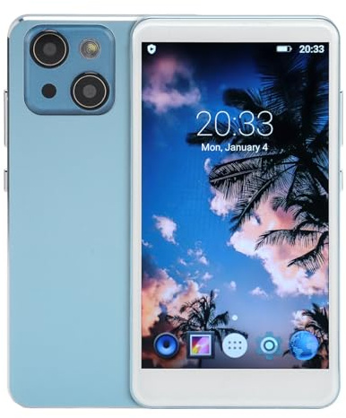 Bewinner Lettore MP4 da 5 Pollici Touchscreen 1080P Lettore Video Musicale Bluetooth, MP3 Octa Core con Caricamento WiFi, Fotocamera da 8 MP, Batteria da 2200 MAh, 256 GB Espandibile per Viaggi a