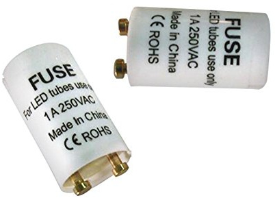 ShuoHui 2X LED Fluorescent Tube Light Starter Bridge for LED T8 Tube Starter Fuse Bridge