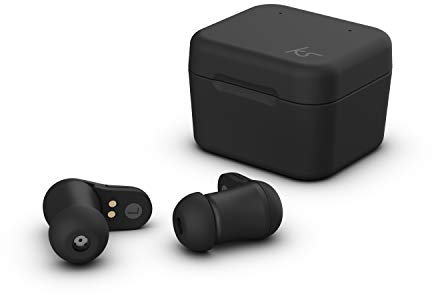 KitSound Funk 35 True Wireless EarBuds, TWS Bluetooth In Ear Headphones with Portable Charging Case - Black