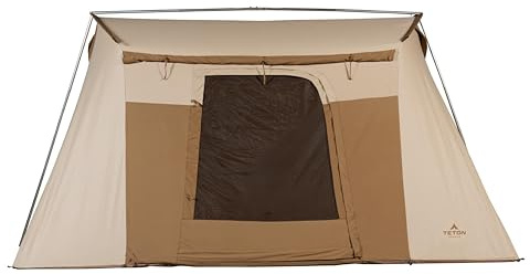 Teton Mesa 14 Canvas Tent; Tent for Family Camping in All Seasons; The Right Shelter for Your Base Camp; Waterproof