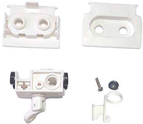 Low Profile Vertical Blind Wand Control Unit Set for Head Rail: 44x25mm
