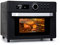 Klarstein Prime Air - Horno freidora sin aceite, horno de aire sin aceite, 1500W, 23l de capacidad, programable, 8 programas, Negro