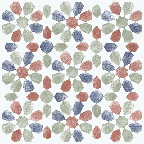 d-c-fix suelo vinilo autoadhesivo Hojas españolas - 11 losetas - impermeable, decorativo vinilico - baldosas azulejos adhesivos PVC - para cocina, baño y salón - 30x30 cm