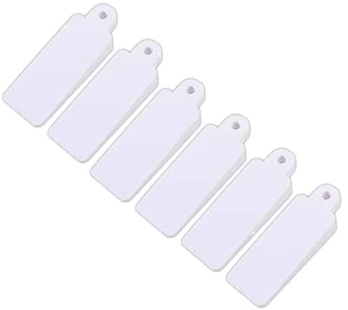 Window Wedges Soft White Rubber Table Furniture Wedge Door Wedges Window Jam Stop Wedge Stopper Glass Reptile Tank Lock Stopper Stay Jam Pack of 6.