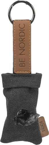 Trixie Be Nordic Sacs à déjections canines Distributeur Joint torique Noir AVEC 20 POCHES