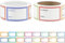 Gefrieretiketten zum Beschriften, 1000 Stück Klebeetiketten zum Beschriften 25x40 mm Lebensmitteldatum Etiketten Aufkleber Tiefkühletiketten für Haushalt, Küche, Gläser, Flaschen, Marmeladen Etiketten