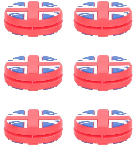 Gogogmee 6 Pezzi Smorzatori di Vibrazioni in Silicone per Racchetta da Tennis Accessori Ammortizzatori per Racchette Compatibili Vari Modelli Leggeri e Facili da Installare per Miglior