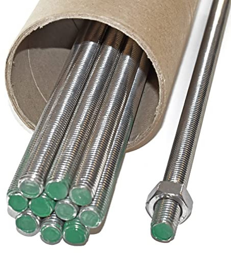 1 x M6 (6mm) A2 Stainless Steel Threaded Bar/Rod/Stud - 1 Metre (1000mm) Long