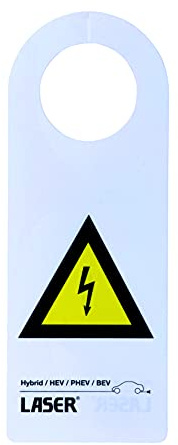 Laser Tools 8049 Hybrid/EV Warnschild, 10 Stück