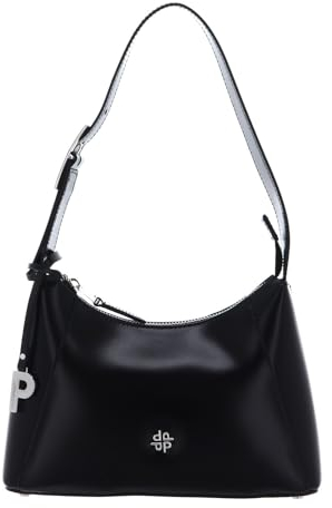 Picard Schultertasche Black Tie 5521 für Damen aus Rindsleder in der Farbe Schwarz, 7 x 24 x 16 cm, 55214S9001