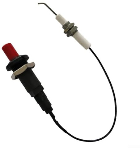 Accendino per fornello a gas con perno di accensione da 30 cm, accensione piezoelettrica