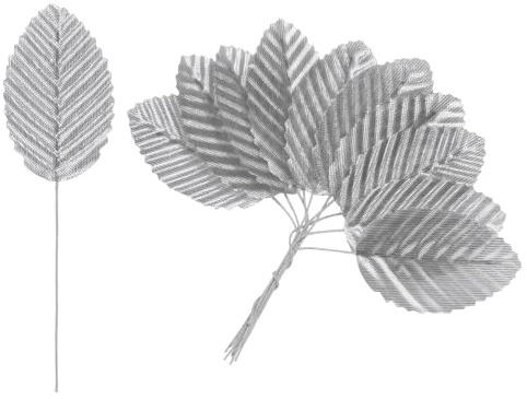 M METERXITY 100-Pack Artificial Silk Leaf, Faux Wire Single Leaves, Fake Flower Leaf with Stem for DIY Bouquet/Wreaths/Wedding/Garland/Party Decorations, Fake Rose Craft Leaves [Silver]
