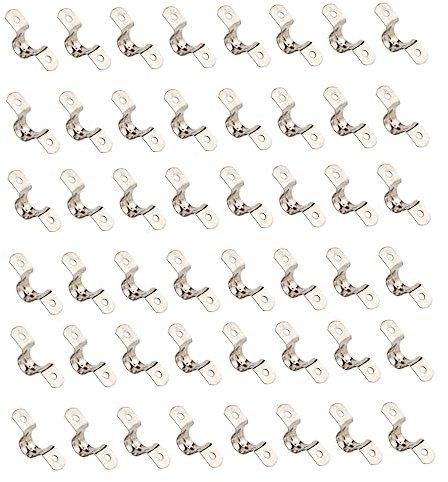 HOMSFOU 66piezas Abrazaderas De Tubo De Inoxidable De Fijación Rígida Para Tuberías y Conductos Para Instalaciones De Gas y Agua Resistente y Duradera