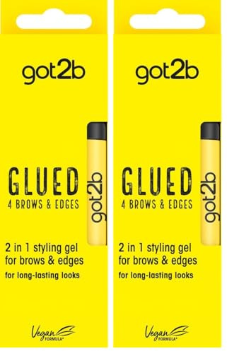 Got2b Gel - Fijador de Cejas Resistente al Agua, Fijación Fuerte - 16 ml (Paquete de 2)