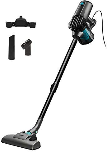 Cecotec Aspiradora Escoba con Cable Conga Thunderbrush 560 Essential. 600W, Vertical y de Mano, Ligera, Bajo Consumo, Tecnología Ciclónica, Filtro de Alta Eficiencia, Radio de Acción 6m, 2 Accesorios
