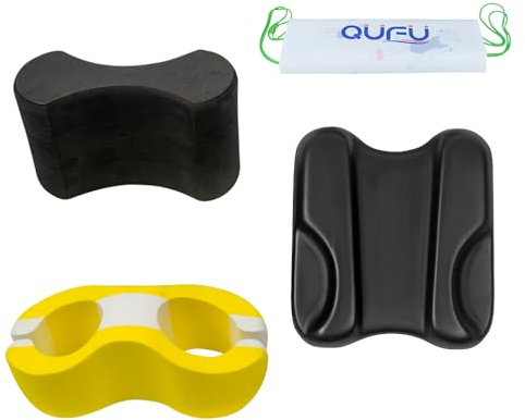 Swimming Kickboard set of 3-High Density EVA Foam Swimming Float for Stroke Technique & Core Strength Training - Ergonomic Swimming Accessories & Pool Buoy for Beginners & Professionals