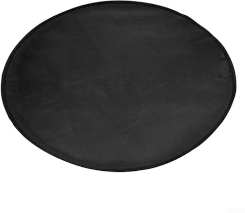 Tappetino rotondo ignifugo rivestito in silicone, cuscinetto resistente al calore in fibra di vetro da 36 pollici per braciere, griglie e fumatori, protegge la terrazza o il patio dal grasso (1)