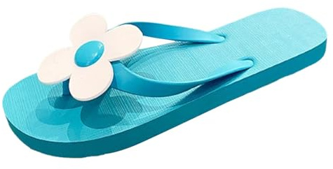 Générique Sandales Femme Été Confortable Tongs Mode Fleurs Mignonnes Polyvalentes Plates pour Extérieur Confortables pour la Plage et Sorties Quotidiennes Estivales