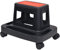 Wakects Fahrbarer Gartensitz Rollsitz Rollwagen Werkstatthocker Maximal Belastbar bis 150kg, 45 x 34 x 32 cm (B x T x H)
