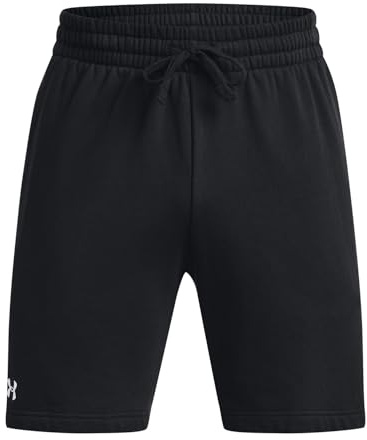 Under Armour Herren Rival Fleece Shorts, kurze Sporthose aus weichem Fleece, leichte Shorts mit offenen Seitentaschen und Druckknopftasche hinten