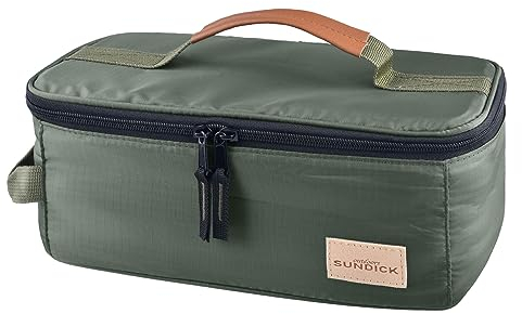 TRIWONDER Camping Utensils Storage Bag Camping Gadgets Cutlery Tableware Pouch Cooking Utensil Organizer Portable Toiletry Wash Bag for Travel Picnic Barbecue (Green)