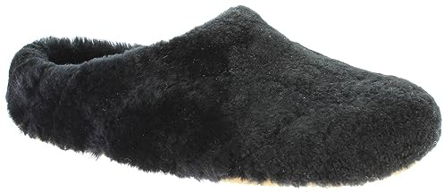Living Kitzbühel Lammfell Pantoffel Schwarz Größe EU 39