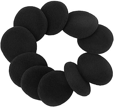 Homoyoyo 10 Piezas Cubiertas Auriculares 40 mm Auriculares mm compatibles mm para Cubierta la Almohadilla del Auricular Orejeras