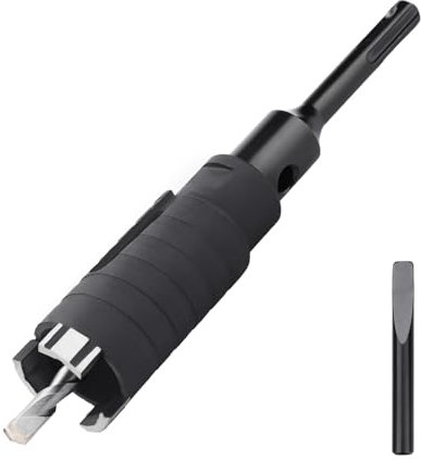 hsawbit φ42mm Dry Diamond Core Drill Bit, Hole Cutter with 110mm SDS Plus Shank for Concrete, Masonry, Cement, Brick, Wall, Stone