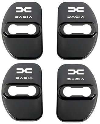 HHGFTIY 4PCS Car Door Lock Cover Protectors for Dacia Duster, Door Latch Cover Protective Covers,Rust Cover Styling Interior Accessories