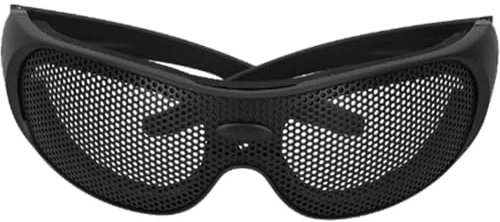 HoveeLuty Occhiali di Sicurezza Occhiali stenopeici in Rete Metallica di Sicurezza in Rete Traspirante Resistenti agli Urti per Gli Appassionati di Giochi all'aperto e potatura del Giardino Occhia