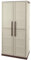 INTEC Armario de almacenamiento alto con 2 puertas y 3 estantes – 70 x 39 x 165 cm – Armario interior y exterior resistente
