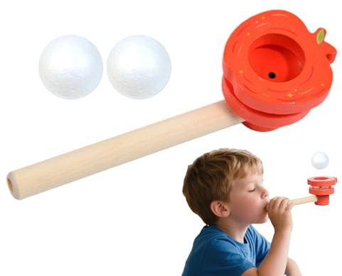 Baoqifong Giocattolo A Con Palla,Giochi Soffianti Con Palline Bilancia Fluttuanti - Ergonomico Sviluppo Cognitivo Regalo Per Feste Bambini Compleanno