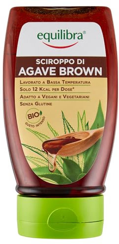 Equilibra Sciroppo di Agave Brown Bio e Vegan - 350 g