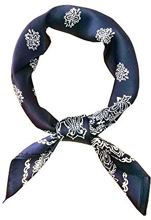 FONYVE Écharpes en soie pour femmes - Foulard léger de mode, écharpe de tête en satin pour cheveux et pour dormir - 69,8 × 69,8 cm