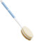 Wonsagain Cepillo de espalda antideslizante de mango largo para ducha, cepillo de espalda de doble cara con cerdas rígidas y suaves, exfoliante corporal para baño o cepillo seco.