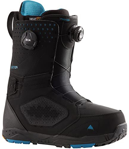 Burton Photon Boa - Stivali da snowboard da uomo, misura 45, colore: Nero