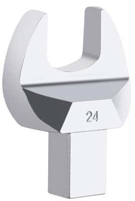ATsafepro Chiave a forchetta a forchetta, 9 x 12 mm, chiave dinamometrica sostituibile, 24 mm
