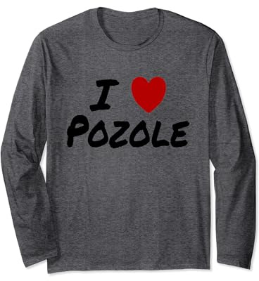 I Heart (Amore) Pozole zuppa messicana stufato pollo maiale Maglia a Manica