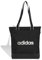 adidas Damen LINEAR Essentials Shopper, Black/Silver met., One Size