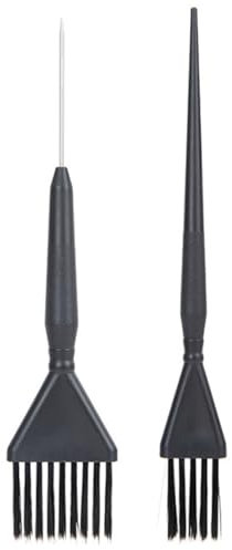 VICASKY Lot De 2 Pinceaux De Coloration Pour Cheveux Pinceaux De Salon Pour Coiffeur Accessoires De Coloration Outil De Peinture Pour Cheveux Mélangeur De Coloration Outils De