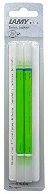 Lamy ink-x - Juego de 2 borradores de tinta, color verde