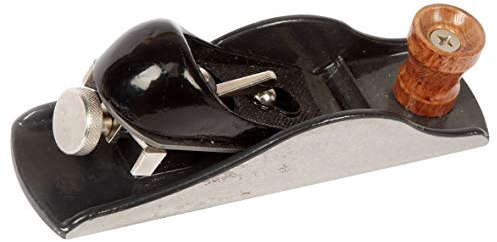 WORKPRO W052002 Rabot de bloc, lame de 3,8 cm de large, corps en fonte, profondeur de coupe réglable, (1 pièce)