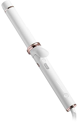 T3 CurlWrap 1.25 Automatic Rotating Curling Iron with Long Barrel, 2 Timer Settings, 9 Heat Settings, Auto-Rotating Ceramic Barrel and Ion Generator for Fast, Easy Curls and Waves on All Hair Types
