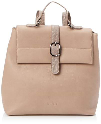 usha - Rucksack, Mochila Damen, Beige,