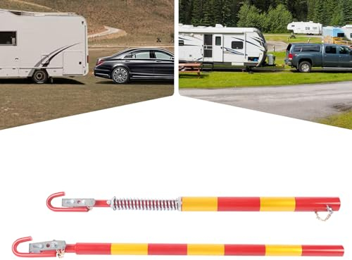 Abschleppstangen 5T Abschleppstange Pannenhilfe mit Federdämpfung Schlepplänge 175cm Pannenhilfe für Auto Traktor Pkw