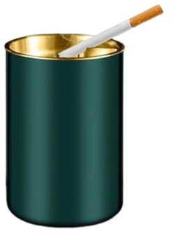 OHAOLYLE Stainless steel Ashtray,Windproof,Cigarette Stylish AshTray for Indoor or Outdoor Use,Ash Holder for Smokers,Outdoor ashtrays for patio,Desktop Smoking Ash Tray for Home Office Decoration