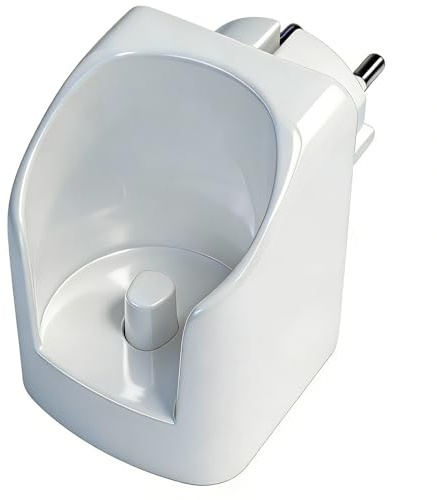 Wandladegerät für elektrische Zahnbürsten von Oral B, kompatibel mit Oral B iO3, iO4, iO5, iO6 PRO/DB-Serie, induktive Ladestation Modell 3757（White）